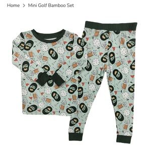 Little one shop Mini Golf Bamboo Set